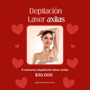 6 Sesiones de depilación Triláser en Axilas